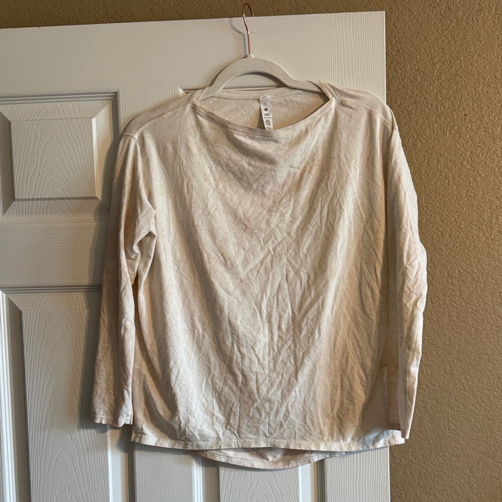 lululemon athletica Cream Long Sleeve Top